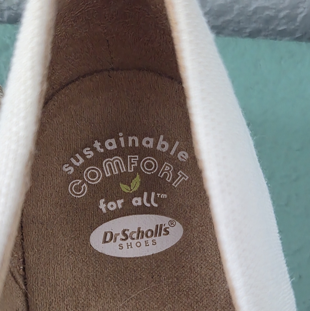 Dr. Scholl’s Sunray Espadrille Platform Slip On Sneakers Cream Women’s 8.5 - Picture 10 of 12